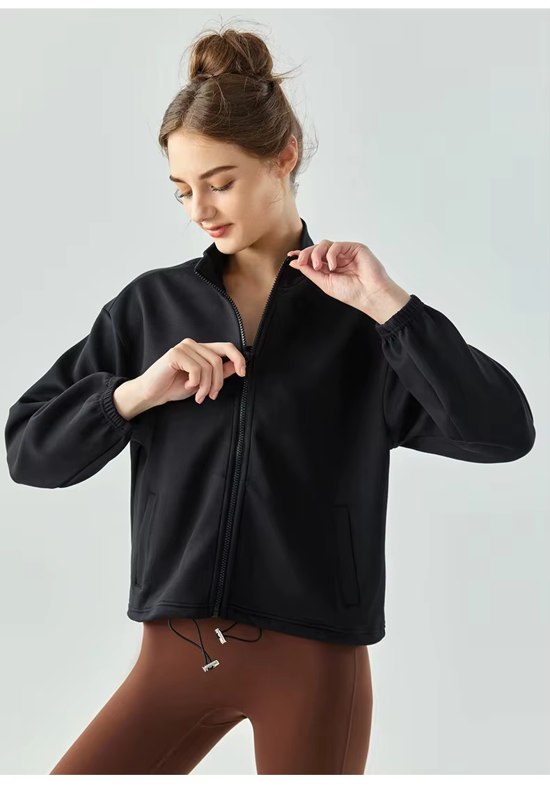Relaxed Fit High Collar Jacket