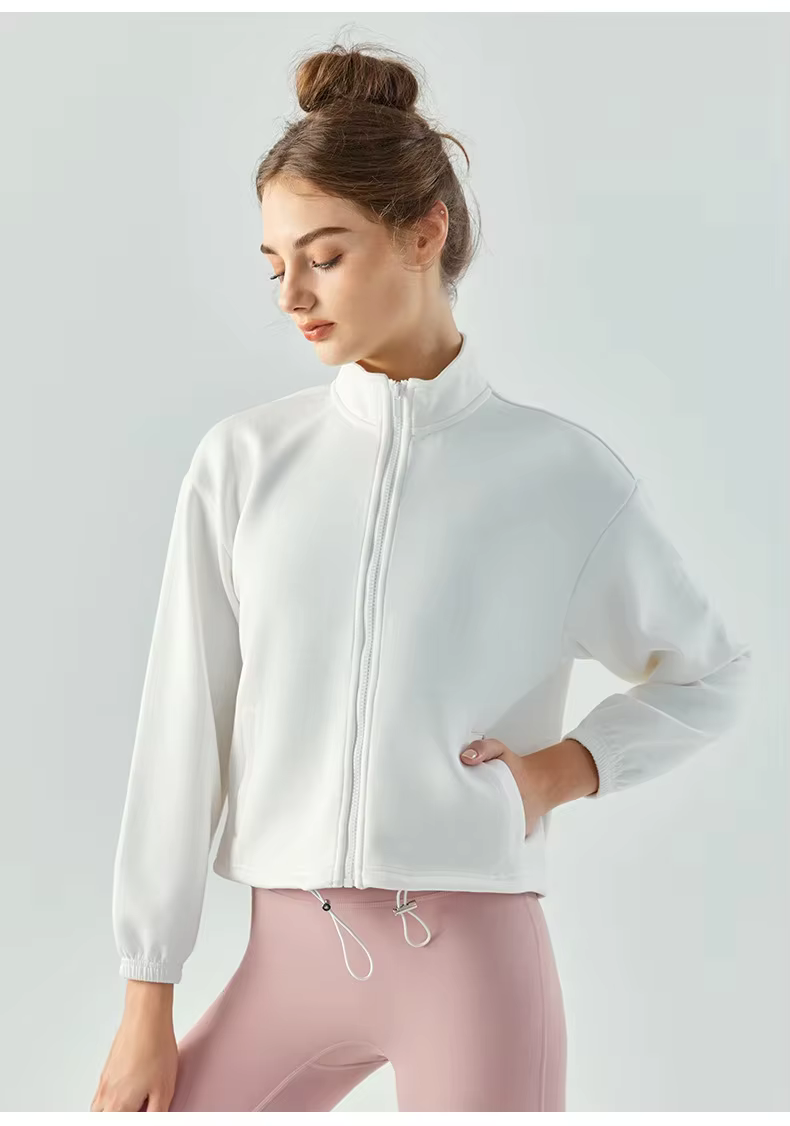 Relaxed Fit High Collar Jacket